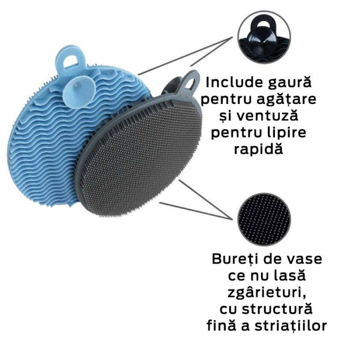 Set 2 bureti de vase, din silicon Wenko Soft 54763100 [4]