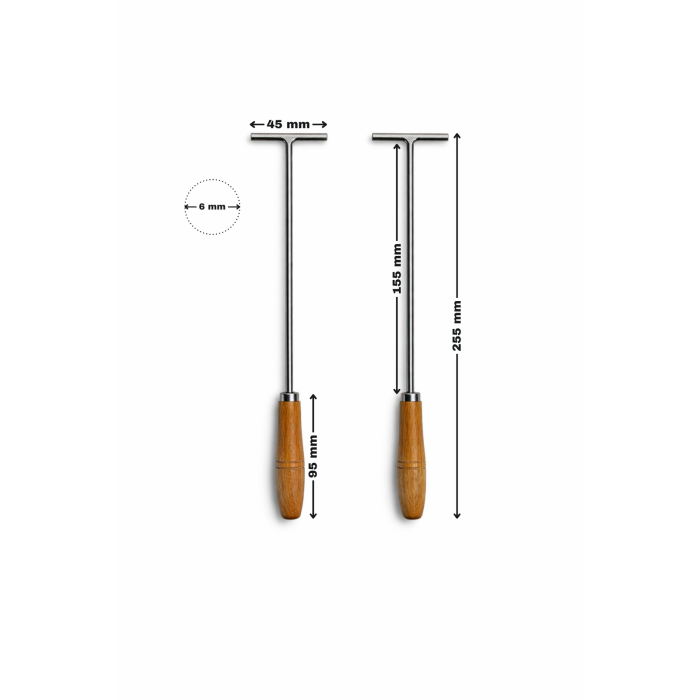 set 2 manere detasabile gratar inox 6mm [2]