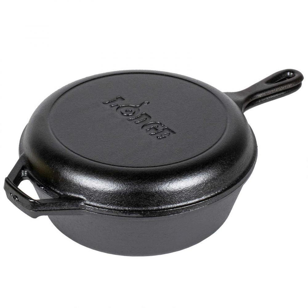 Set 2 tigai din fonta cu maner Lodge Combo Cooker 26 cm L-LCC3 [4]