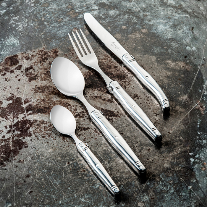 Set 24 tacamuri cu maner din otel inoxidabil 1,8 mm Laguiole Style de Vie Premium Line PRCOUVRVS [2]