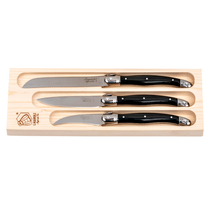 Set 3 cutite de bucatarie Laguiole Style de Vie Premium Line PRESSENTKNZW3PCS [2]