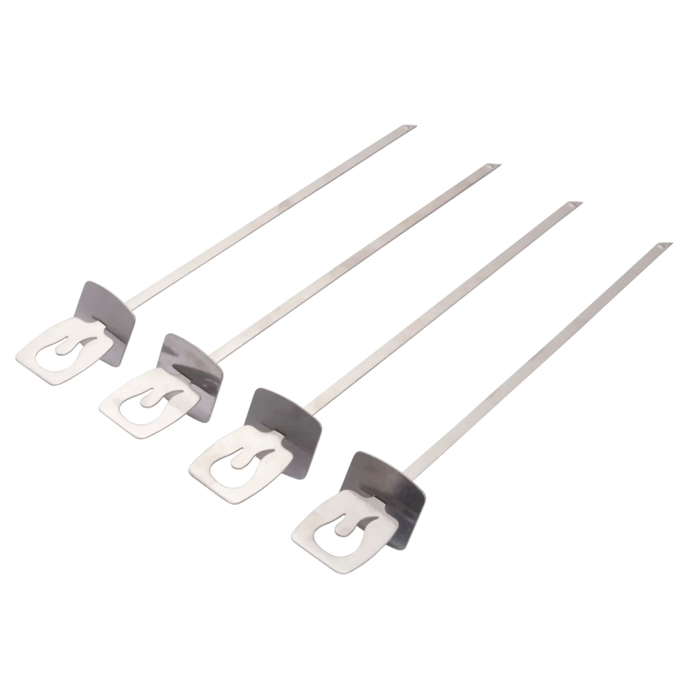 Set 4 tepuse metalice pentru gatit Kebab si frigarui la gratar Char-Broil 140019 [3]