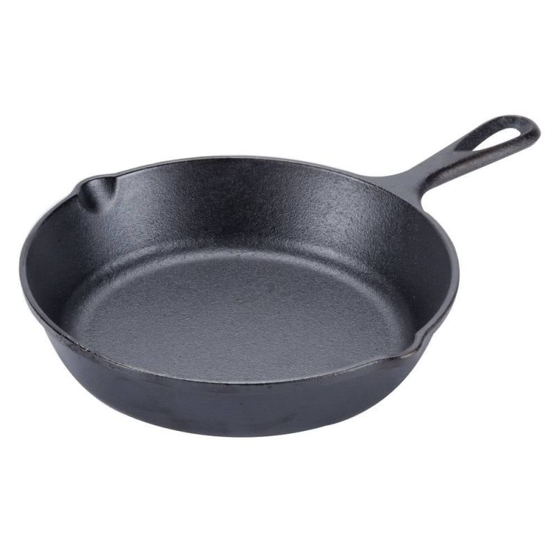 Set 5 vase din fonta contine ceaun cu capac de 4,7 litri, tigaie clatite, tigaie de 20,3 cm, tigaie 26 cm Lodge L-5HS3 [4]