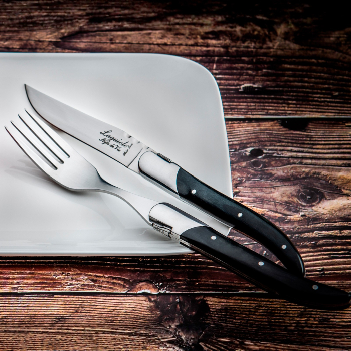 Set 6 cutite pentru friptura Laguiole Style de Vie Luxury Line LUXSTEAKZWART [3]