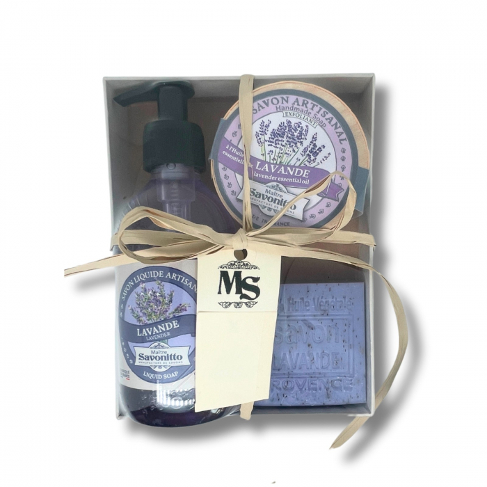 Set cadou de sapunuri cu lavanda [1]
