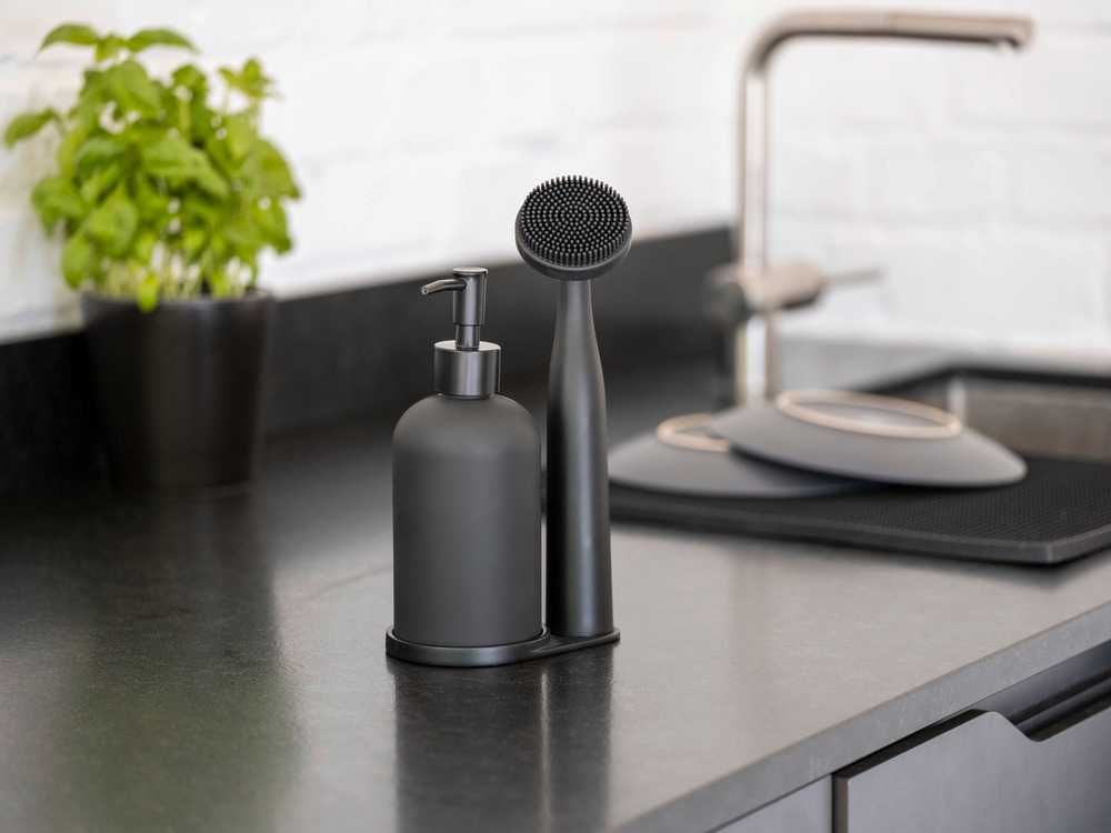 Set dispenser sapun lichid si perie pentru bucatarie Wenko Black Outdoor Kitchen Piedo 55077100 [8]