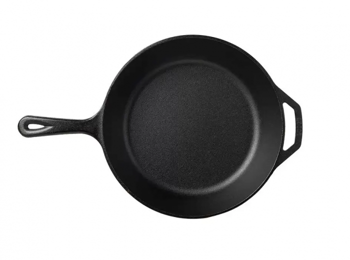 SET TIGAIE INALTA ROTUNDA SI CAPAC DIN FONTA CU MANER 30,5 cm LODGE L-10CF3 [2]