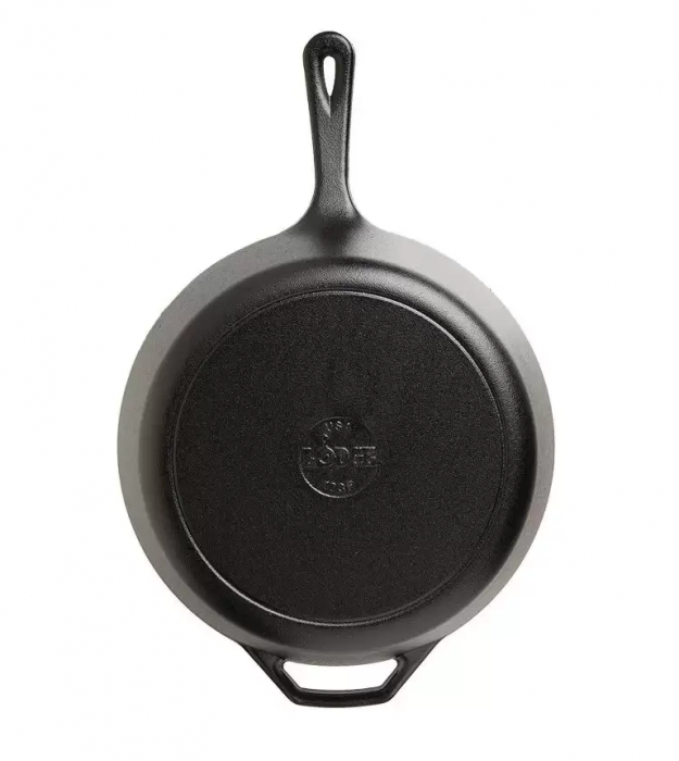 SET TIGAIE INALTA ROTUNDA SI CAPAC DIN FONTA CU MANER 30,5 cm LODGE L-10CF3 [3]