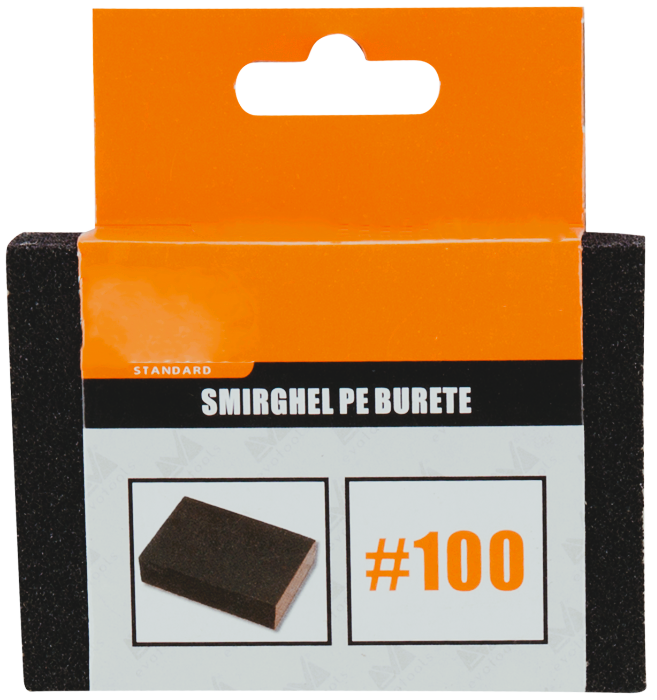 ȘMIRGHEL PE BURETE 25 mm H x 70 mm l x 100 mm L [2]