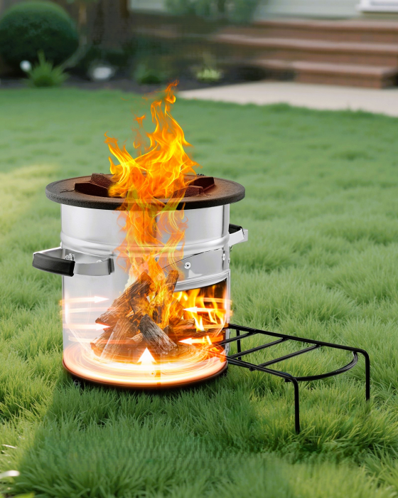 Soba tip racheta pentru camping [5]