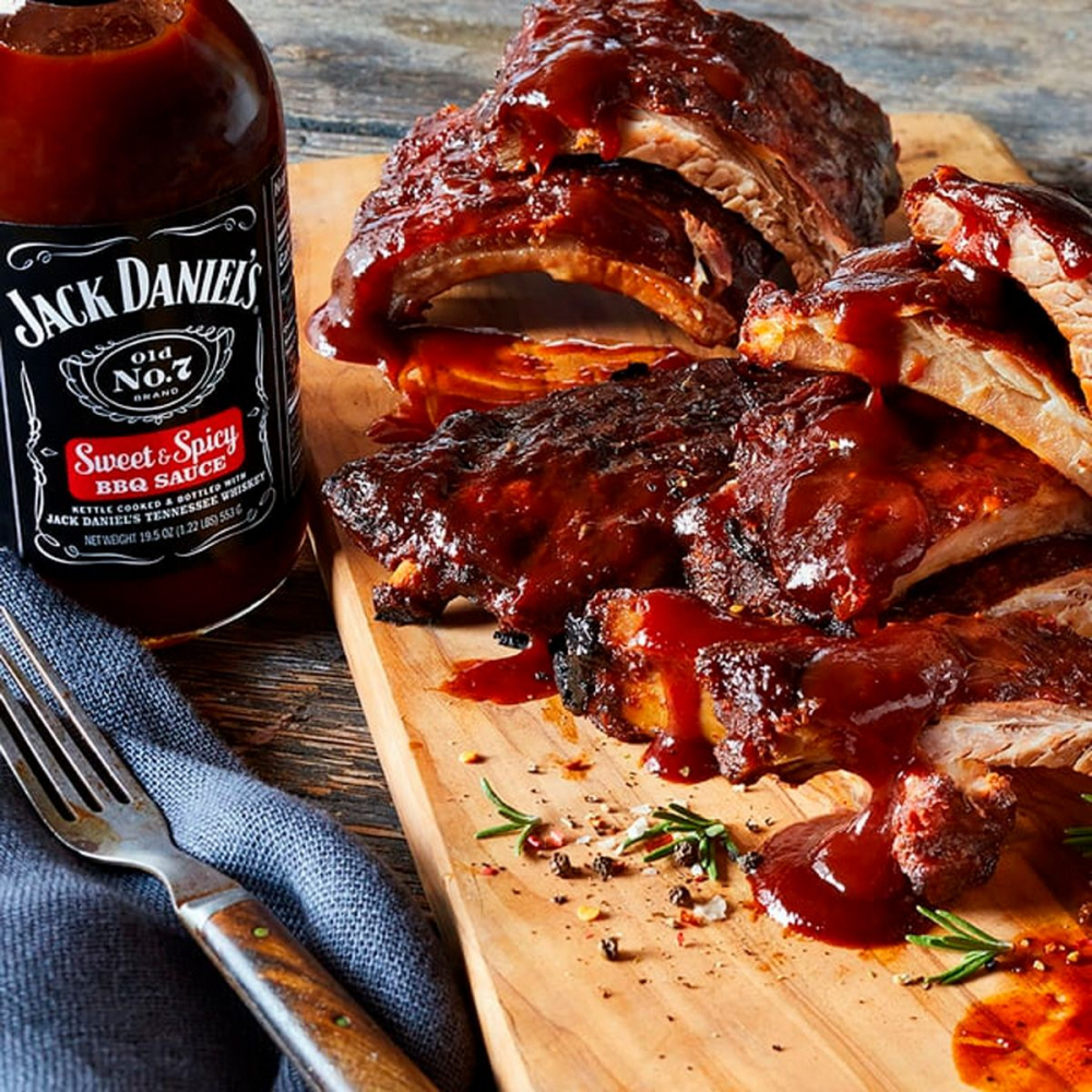 Sos Jack Daniels Sweet &amp; Spicy BBQ Sauce 473 ml 553 g JD-2393 [7]