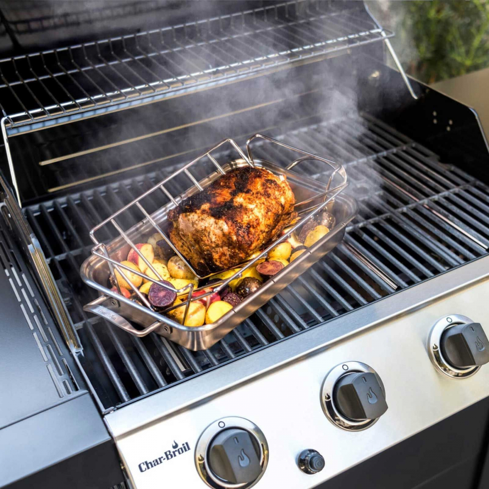 Suport pentru gatit coaste la gratar 35 x 21 x 12 cm Char-Broil 140017 [4]