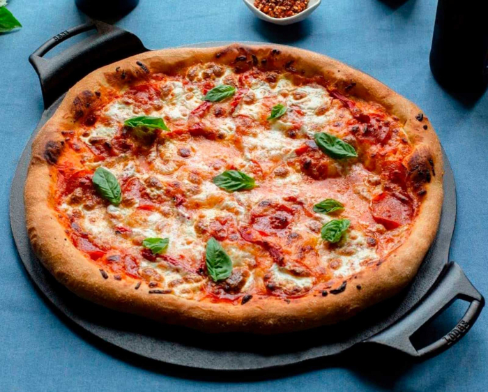 Tava din fonta pentru pizza Lodge 38 cm L-BW15PP [11]