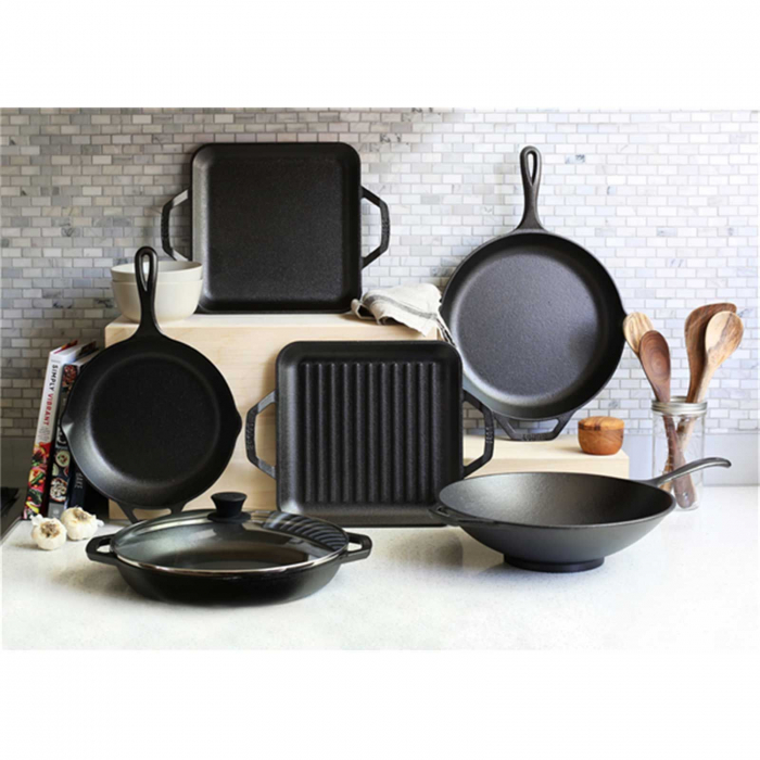 Tava patrata cu doua manere Chef Collection Lodge 28 cm L-C11SGR [3]
