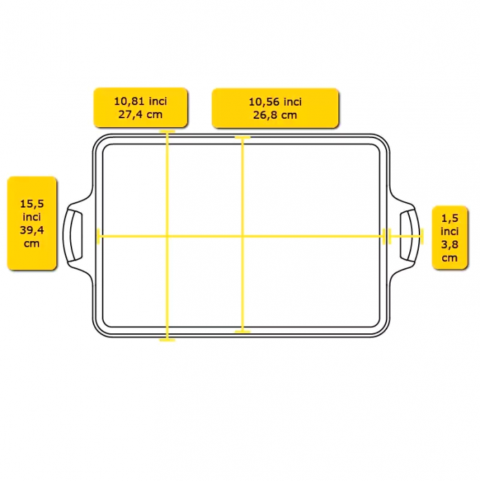 TAVA PENTRU COPT DIN FONTA 39 x 27 cm LODGE L-BW15BP [4]