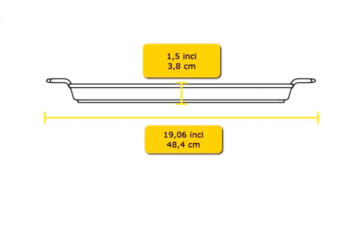 TAVA PENTRU COPT DIN FONTA 39 x 27 cm LODGE L-BW15BP [5]