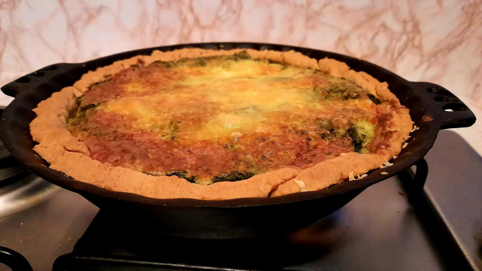 Tava rotunda din fonta pentru placinta 26 cm Camp Chef CC-CIPIE10 [6]