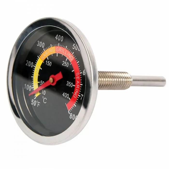 TERMOMETRU DIN INOX 800 GRADE PENTRU GRATAR/BARBEQUE [2]