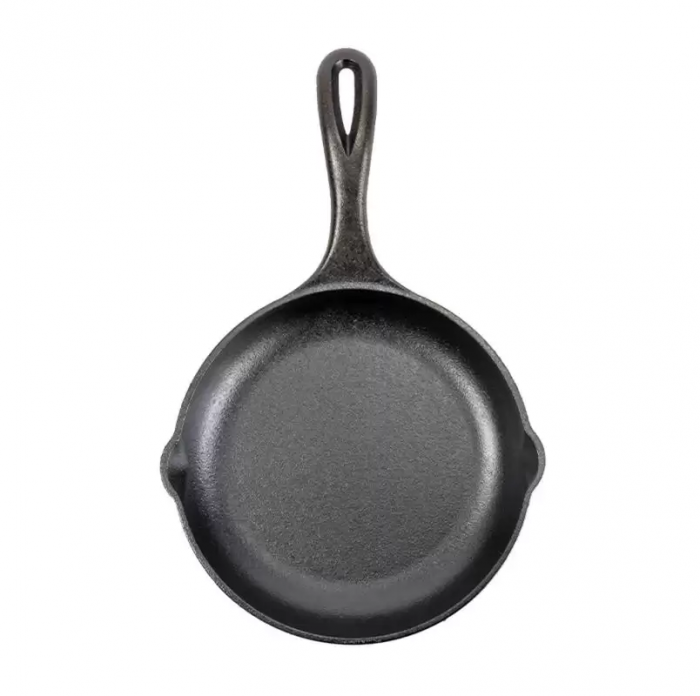 TIGAIE ADANCA ROTUNDA DIN FONTA CU MANER 20 CM CHEF COLLECTION LODGE L-C8SK [2]