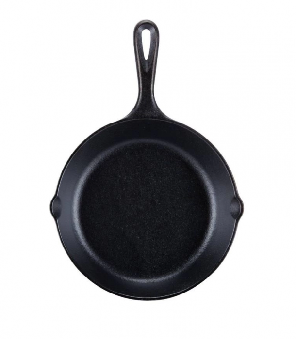 TIGAIE ADANCA ROTUNDA DIN FONTA CU MANER 22,9 CM LODGE L-6SK3 [2]