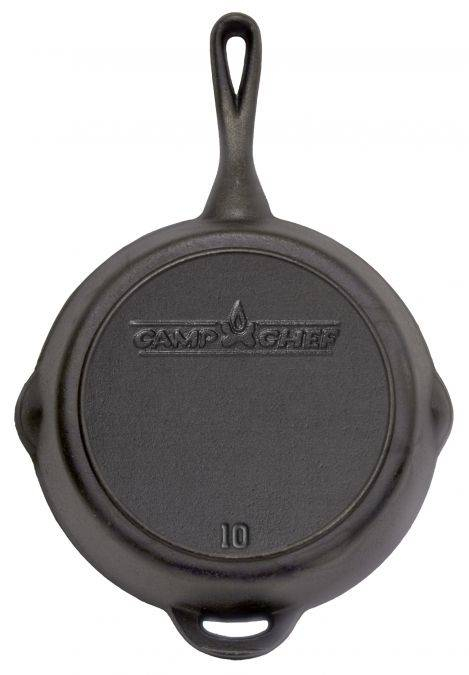 Tigaie adanca rotunda din fonta cu maner Camp Chef 25 cm CC-SK10 [3]