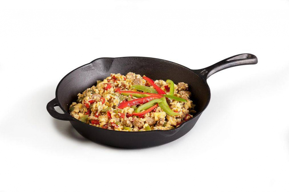 Tigaie adanca rotunda din fonta cu maner Camp Chef 30 cm CC-SK12 [4]