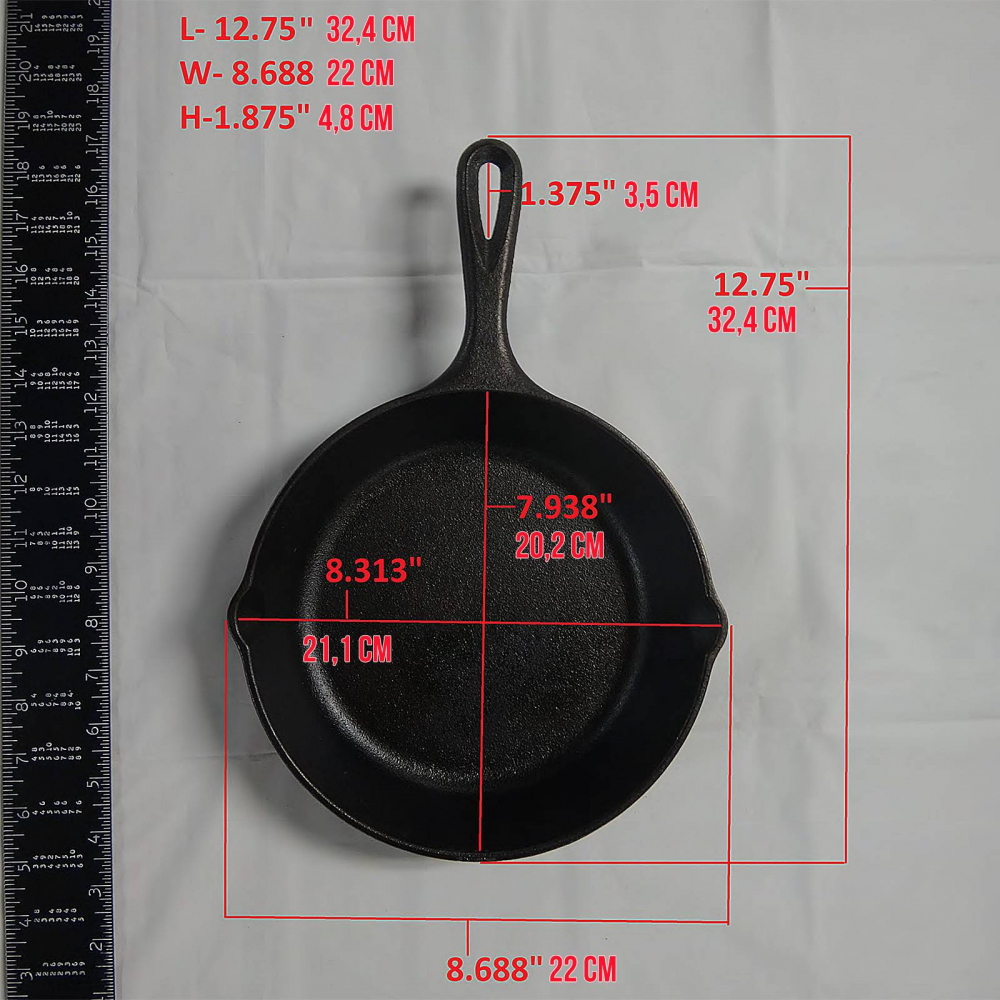 Tigaie adanca rotunda din fonta cu maner Lodge 20,3 cm L-5SK3 [22]