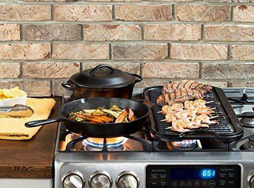 Tigaie adanca rotunda din fonta cu maner Lodge 26 cm L-8SK3 [10]
