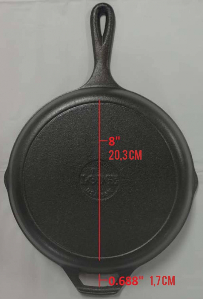 Tigaie adanca rotunda din fonta cu maner Lodge 26 cm L-8SK3 [12]