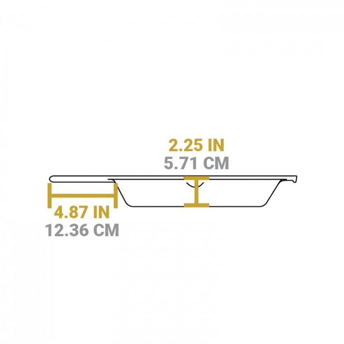 Tigaie adanca rotunda din fonta cu maner si logo Sugar Skull Lodge 30,5 cm L-10SKULL [5]