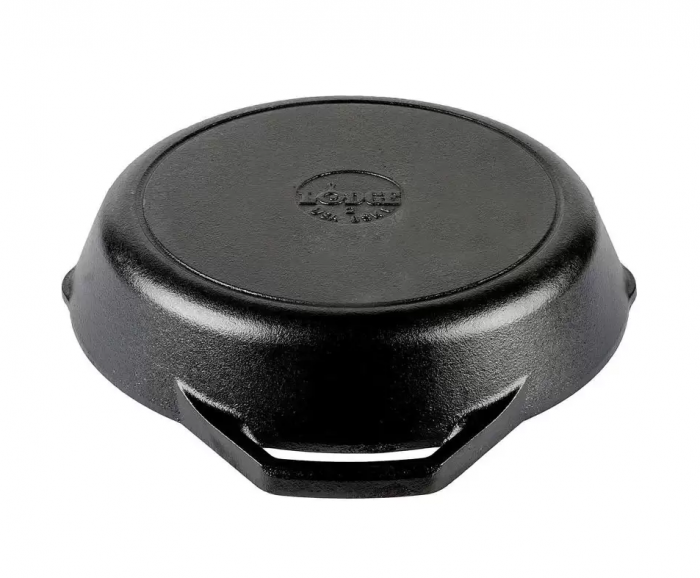 TIGAIE ADANCA ROTUNDA DIN FONTA CU MANERE 26 CM LODGE L-8SKL [2]