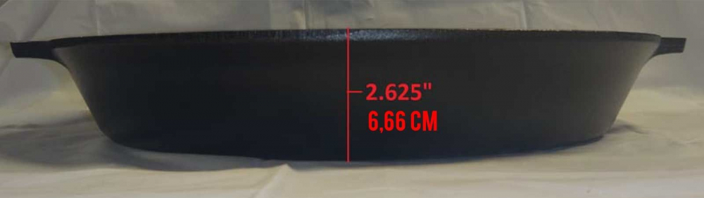 Tigaie adanca rotunda din fonta cu manere Lodge 43 cm L-17SK3 [11]