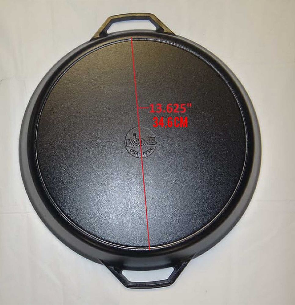 Tigaie adanca rotunda din fonta cu manere Lodge 43 cm L-17SK3 [10]