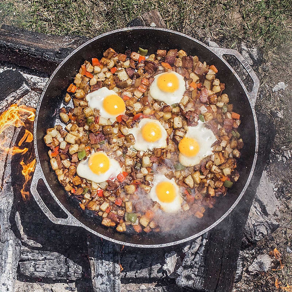 Tigaie adanca rotunda din fonta cu manere Lodge 43 cm L-17SK3 [12]