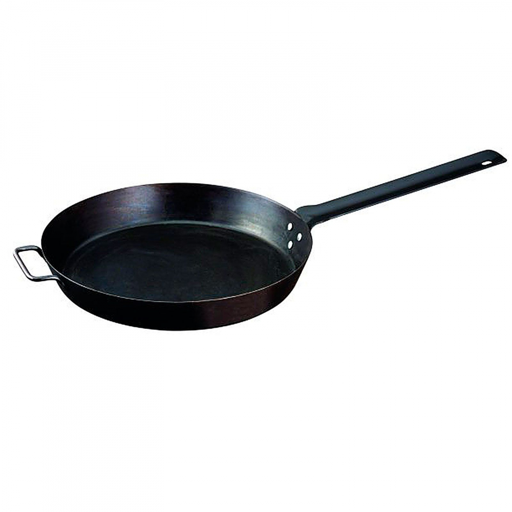 Tigaie adanca rotunda din otel carbon Lumberjack cu maner 40 cm Camp Chef CC-SLJ16 [1]
