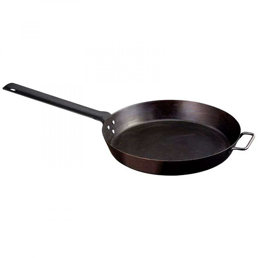 Tigaie adanca rotunda din otel carbon Paella Lumberjack cu maner 50 cm Camp Chef CC-SLJ20 [1]
