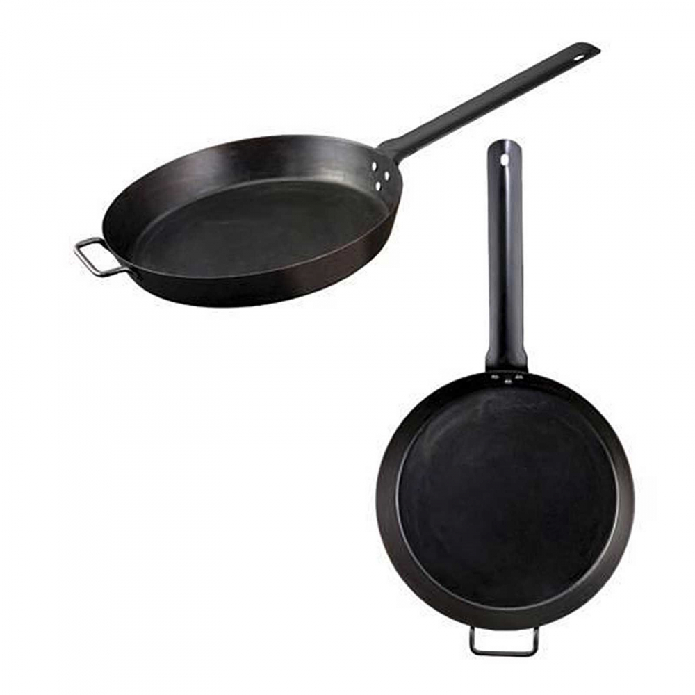Tigaie adanca rotunda din otel carbon Paella Lumberjack cu maner 50 cm Camp Chef CC-SLJ20 [2]