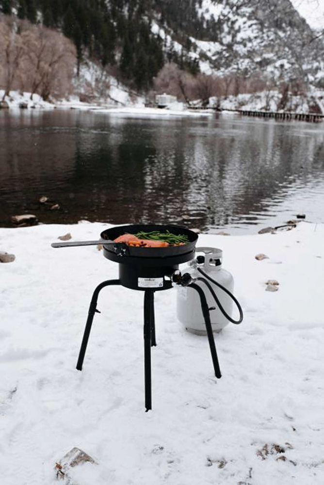 Tigaie adanca rotunda din otel carbon Paella Lumberjack cu maner 50 cm Camp Chef CC-SLJ20 [5]