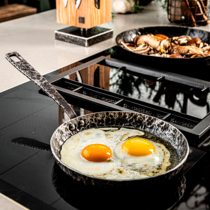 Tigaie cu maner lung din otel carbon 20 cm Forged ESFRYPAN1H20 [5]