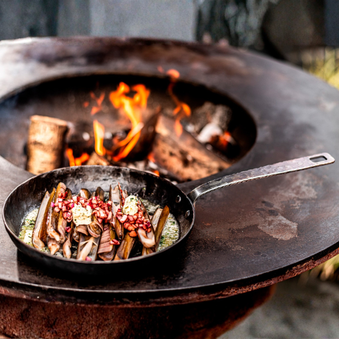 Tigaie cu maner lung din otel carbon 24 cm Forged ESFRYPAN1H24 [5]