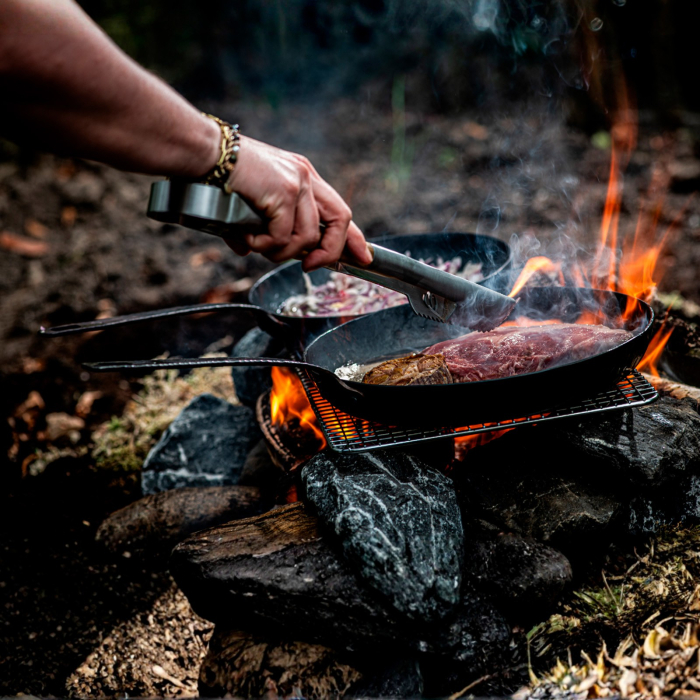 Tigaie cu maner lung din otel carbon 28 cm Forged ESFRYPAN1H28 [6]