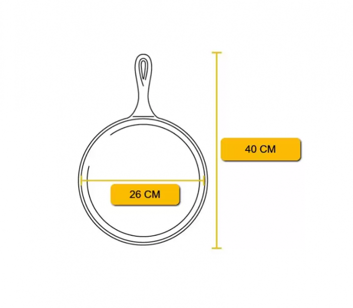TIGAIE DIN FONTA PENTRU CLATITE 26 cm LODGE L-9OG3 [3]