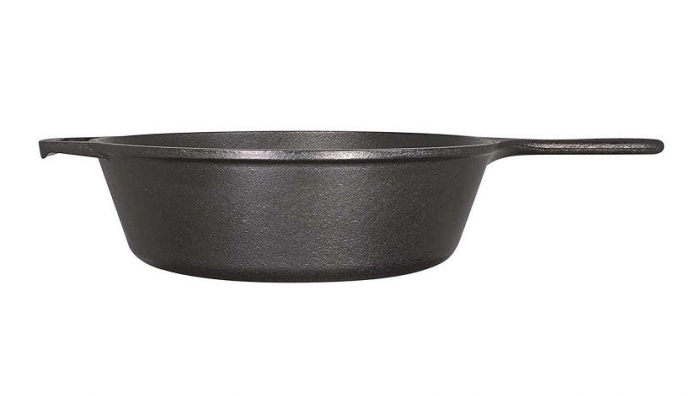TIGAIE INALTA ROTUNDA DIN FONTA CU MANER 26 CM LODGE L-8DSK3 [2]