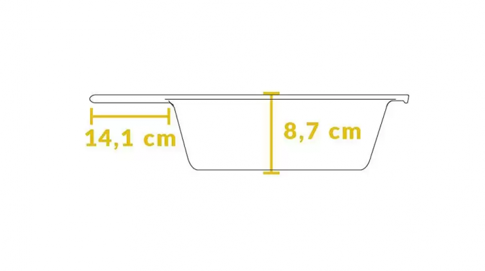 TIGAIE INALTA ROTUNDA DIN FONTA CU MANER 30,5 CM LODGE L-10DSK3 [3]