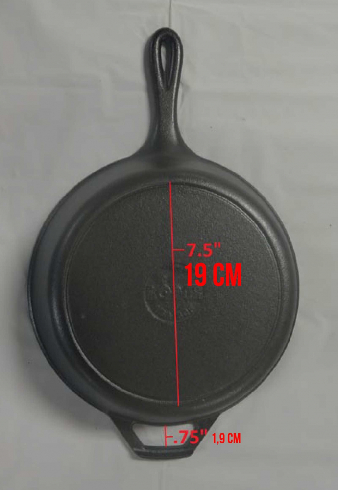 Tigaie inalta rotunda din fonta cu maner Lodge 26 cm L-8DSK3 [9]