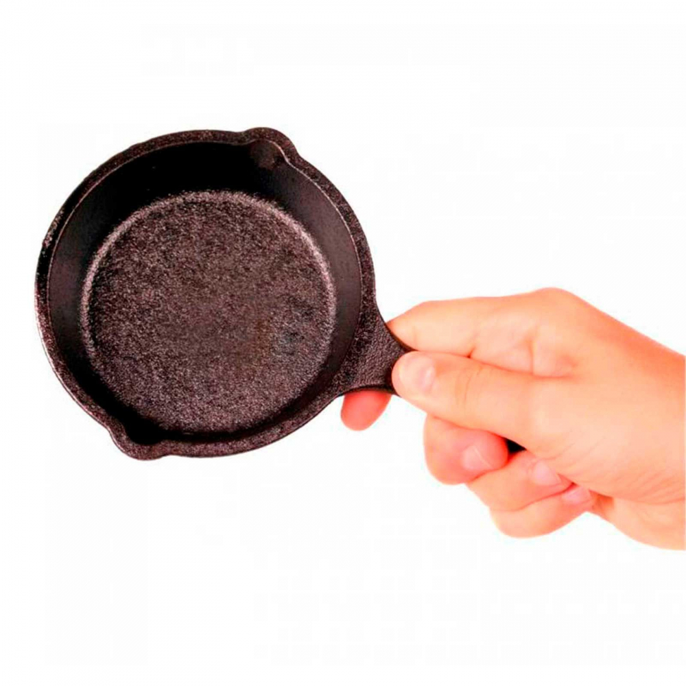 Tigaie mini rotunda din fonta cu maner Lodge 9 cm L-MS3 [2]