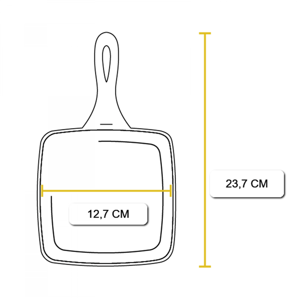 Tigaie patrata din fonta pentru servire Lodge 13 cm L-5WS3 [9]