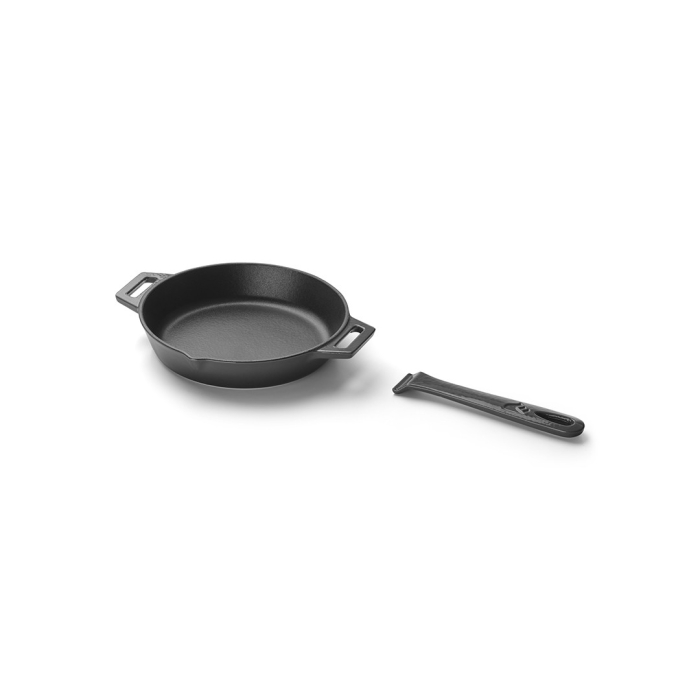 Tigaie rotunda din fonta emailata, maner detasabil, diametru 25 cm, 4 cm inaltime, Grandpro A03001002T [2]