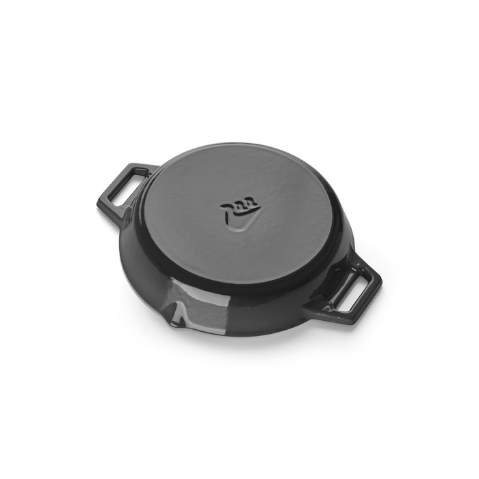 Tigaie rotunda din fonta emailata, maner detasabil, diametru 25 cm, 4 cm inaltime, Grandpro A03001002T [3]