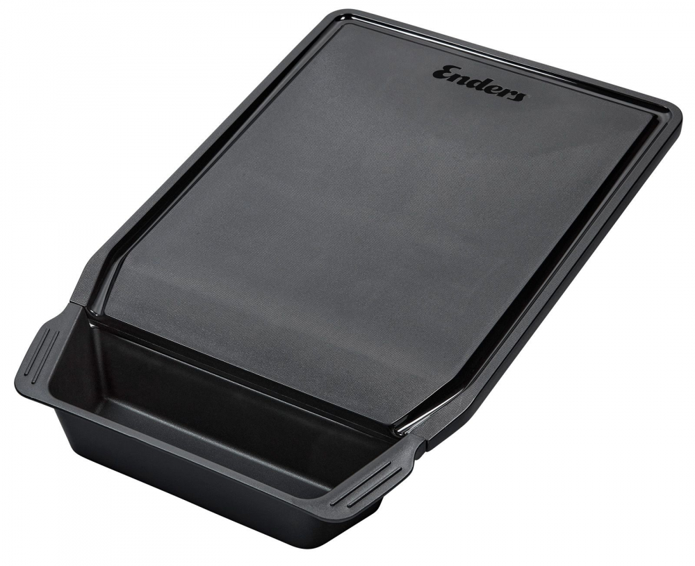 Tocator din plastic cu suport magnetic si tava colectoare detasabila pentru gratar Enders 7824 [2]